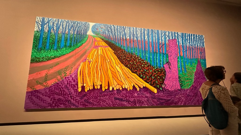 David Hockney en la Fondation Louis Vuitton: hay que moverse, hay que tratar y hay que&nbsp;vivir